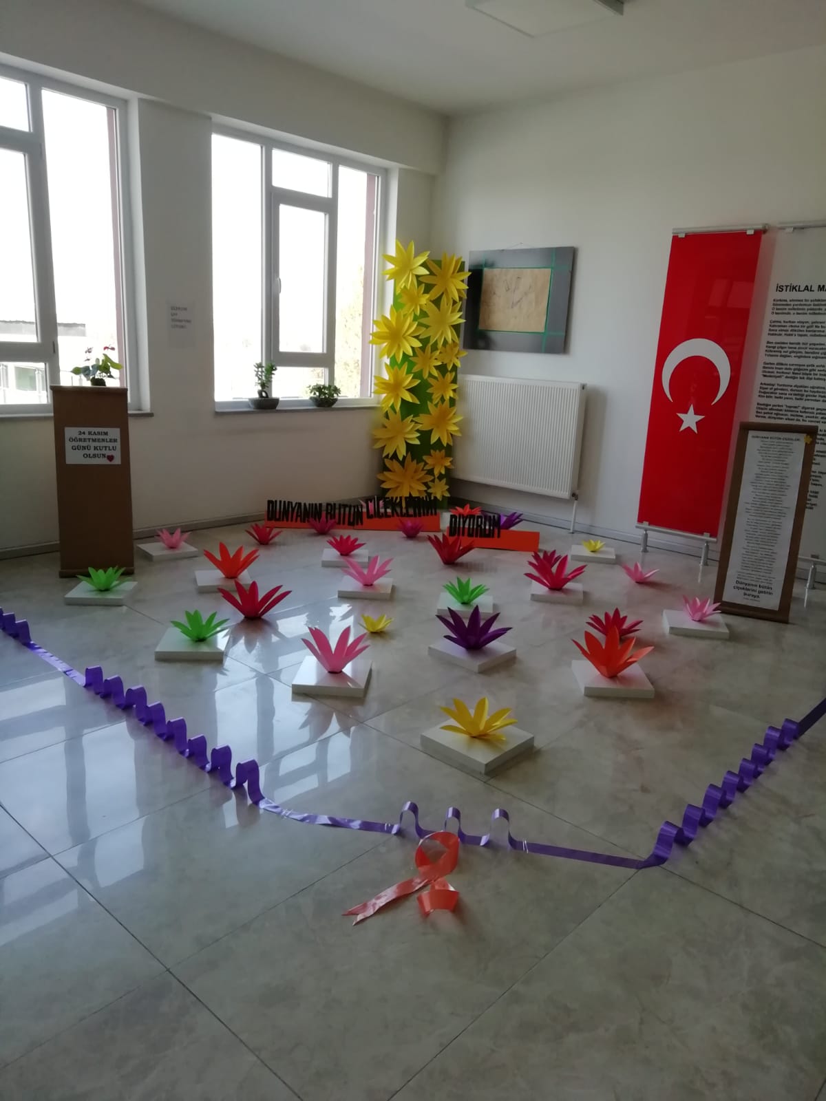 Okulumuzun 24 Kasım Öğretmenler Günü Köşesi